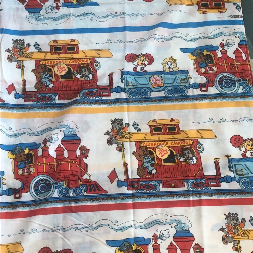 Get Along Gang Vintage Twin Bedding Flat Sheet